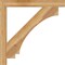 Ekena Millwork Imperial Block Rough Sawn Bracket, Western Red Cedar, 4"W x 40"D x 40"H BKT04X40X40IMP05RWR - alternate 2